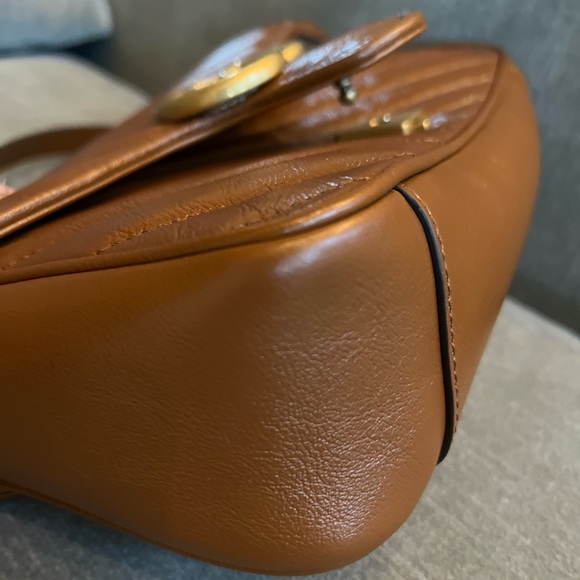 Sold! BRAND NEW Gucci Marmont shoulder bag, dark brown leather - Picture 4 of 9